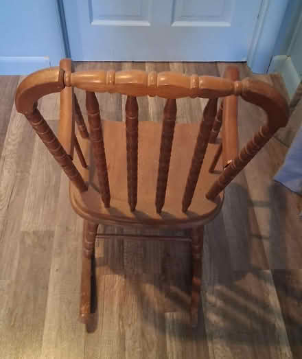 Photo of free Child's wooden rocking chair (Town of Poughkeepsie) #3