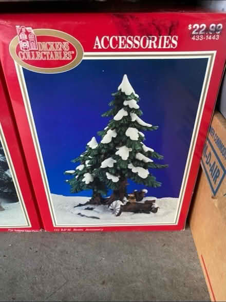 Photo of free “Xmas Dickens” ceramic houses etc (Near Michael’s on Homestead) #1