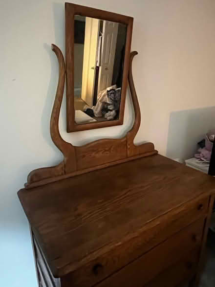 Photo of free Antique Dresser w/ Mirror (Bay Hills in Arnold) #1