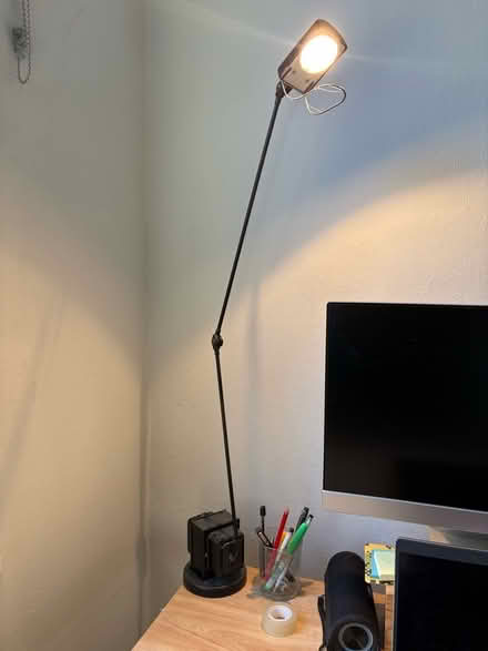 Photo of free Office material (desk+chair+table lamp) (Marylebone W1U) #2