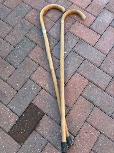 Photo of free Walking Sticks - wooden (Dedworth SL4) #1
