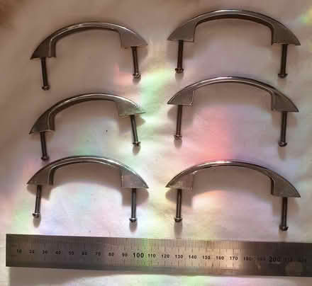 Photo of free 100mm metal cupboard handles (seaton EX12) #1
