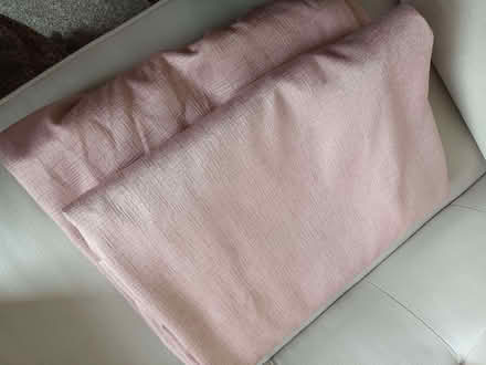 Photo of free Pink eyelet lined curtains (Upholland WN8) #1