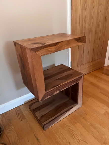 Photo of free Mango wood side table (Oxford, OX4 7) #2
