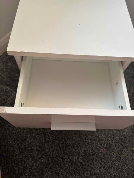 Photo of free White Bedside Table (Central Preston PR1) #2