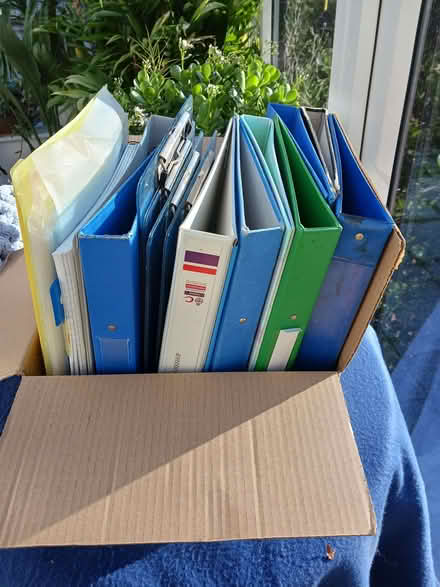 Photo of free A4 ring files (Rainham ME8) #1
