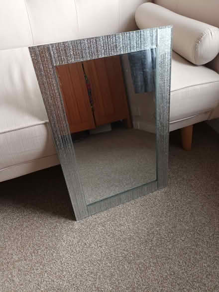 Photo of free Silver sparkly mirror (Upholland WN8) #1
