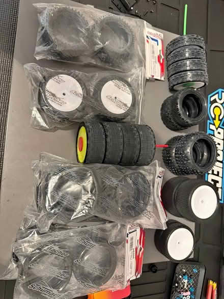 Photo of 1/10 rc buggy wheels and tyres (Ludlow SY8) #1