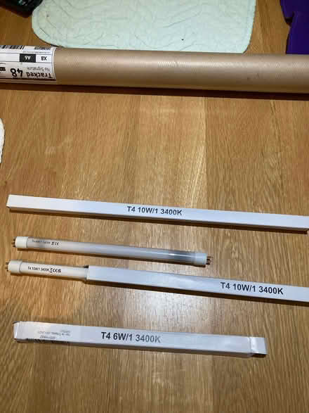 Photo of free Undercupboard strip lighting bulbs x 3 - 2 larger ones and a smaller one - please see photos for dimensions (Crowthorne RG45) #2