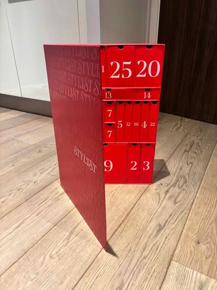 Photo of free Empty big red advent calendar (N7 - Barnsbury) #1