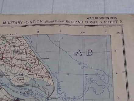 Photo of free 2 Maps - 2nd World War - of Lincolnshire and The Wash (Nettleham LN2) #2