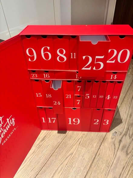 Photo of free Empty big red advent calendar (N7 - Barnsbury) #4