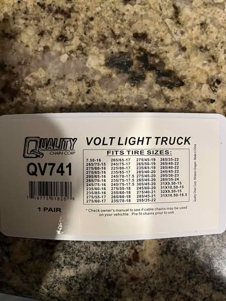 Photo of free Tire chains for snow light truck (south San Jose) #2