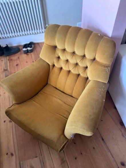 Photo of free Mustard Armchair (Hanover BN2) #1