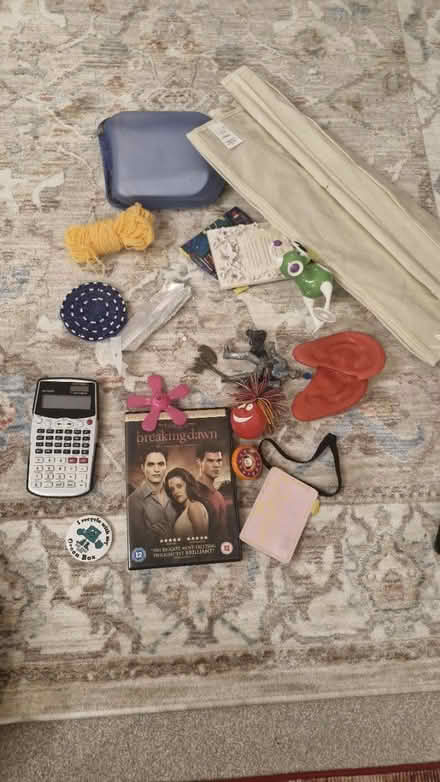 Photo of free Calculator, dvd, yarn, cd case etc (KT5) #1