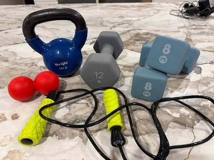 Photo of free Weights, jumprope, hoop (Upper Happy Valley) #1