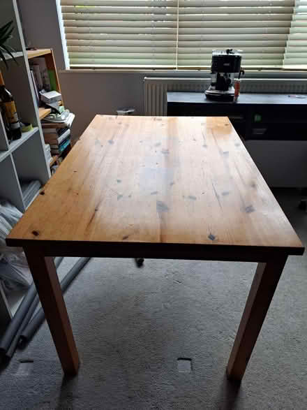 Photo of free Solid wood six seater Dining Table (Heswall) #2