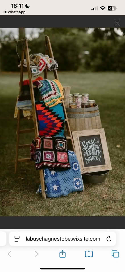 Photo of Old vintage Camcorders/ Digital Cameras 80/90’s style, Persian style rugs and funky blankets etc for our DIY wedding! (Street Gate NE16) #2