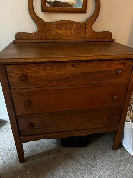 Photo of free Antique Dresser w/ Mirror (Bay Hills in Arnold) #3