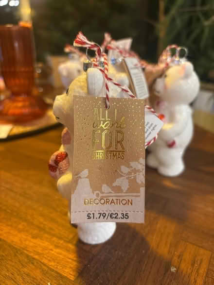 Photo of free White Bear Christmas Decorations (SL6 Maidenhead) #2