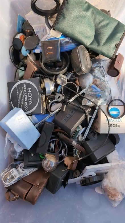 Photo of free Box of photography items (Woodmancote) #1