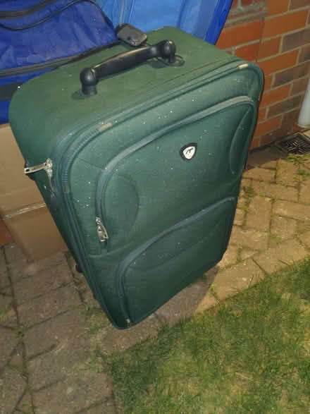 Photo of free Large suitcase - green (Findon Valley BN14) #1
