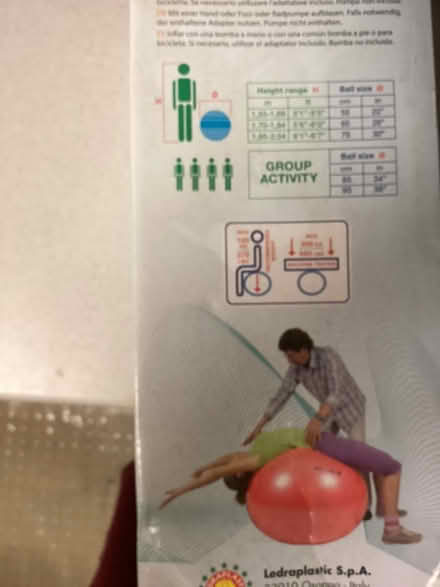 Photo of free Exercise ball (GU7 1SA) #1