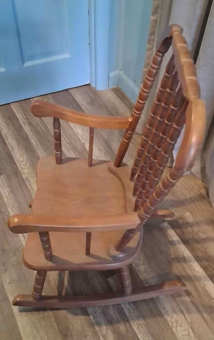 Photo of free Child's wooden rocking chair (Town of Poughkeepsie) #2