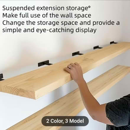 Photo of free Two floating shelves (no screws) (Great Barr B42) #4