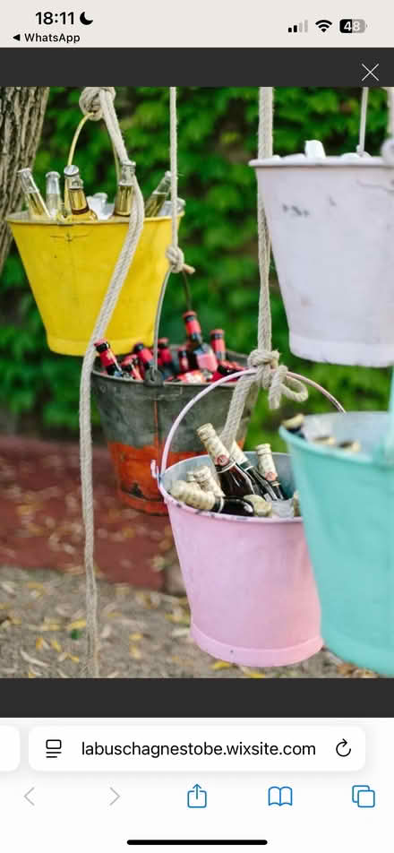 Photo of Metal Planters, Buckets, wheel barrows etc amongst other stuff for our DIY wedding! (Street Gate NE16) #4
