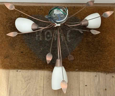 Photo of free 3 bulb light fitting (Cramlington NE23) #1