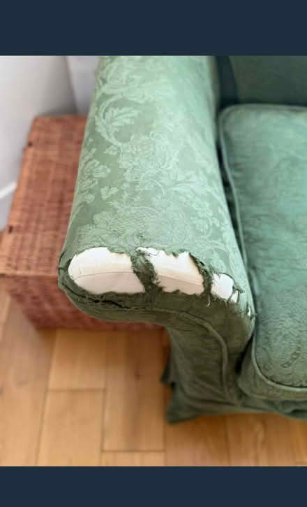 Photo of free Green Sofa (Fulham Palace Rd W6) #4