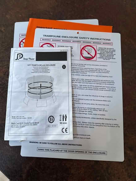 Photo of free 12ft trampoline with enclosure (Fareham PO16) #4