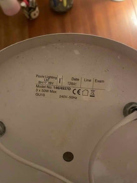 Photo of free Ceiling light fixture (E1) #2