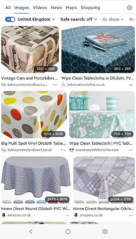 Photo of Wipe clean table cloth (Kemptown BN2) #1