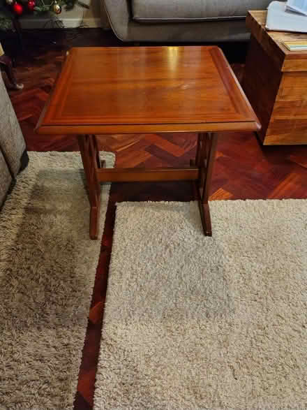 Photo of free Dark wood side table (tn14 7) (Halstead) #2