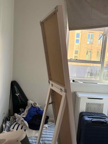 Photo of free Bedroom table + lamp + large mirror (Marylebone W1U) #2