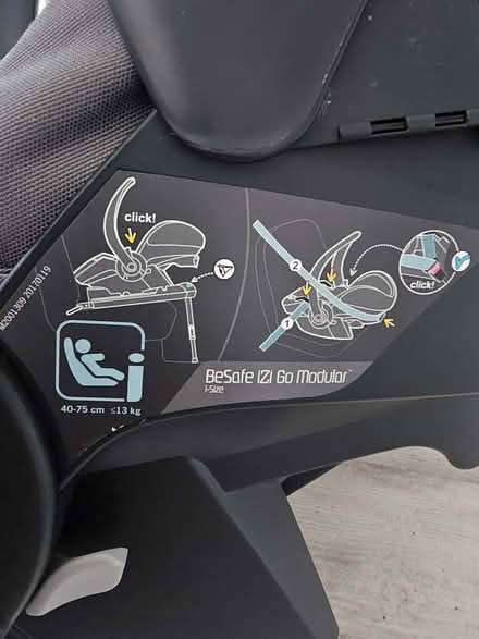 Photo of free Joolz +BeSafe Izi Go Infant Carrier and Base (Holborough Lakes ME6) #4