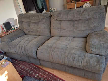 Photo of free Large Grey Recliner Sofa (Saltaire BD18) #1