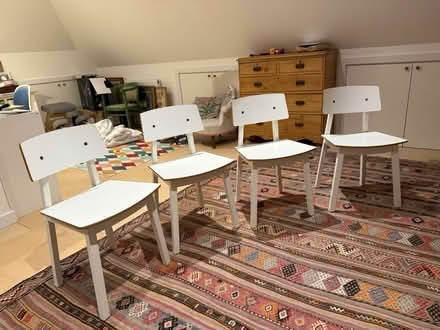 Photo of free 4 x White IKEA Sigurd chairs (Chesham HP5) #1
