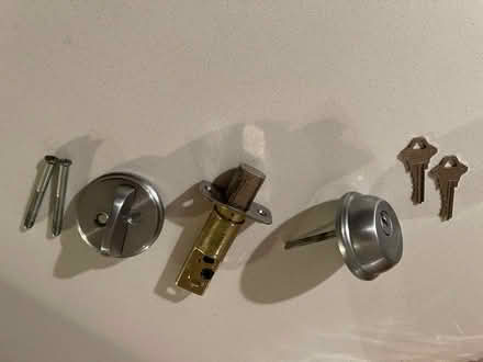 Photo of free Deadbolt lock with 2 keys (Greenwood) #1