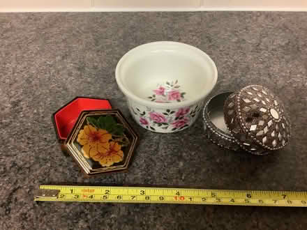Photo of free 2 x Small Trinket Boxes and 1 x Dish (The Plantation GL5) #1
