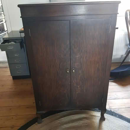 Photo of free Vintage wooden cabinet (West Worthing BN14) #3
