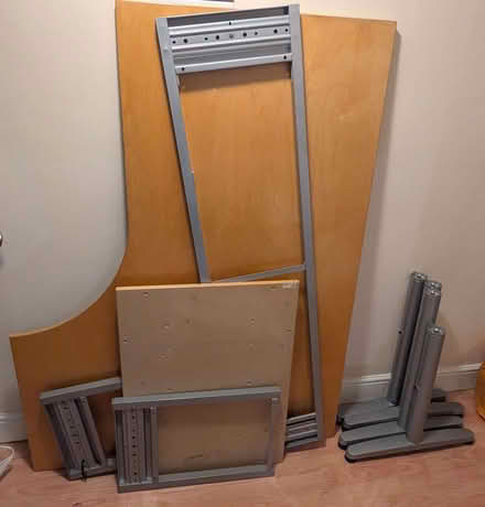 Photo of free IKEA Galant desk + extension (Teversham CB1) #3