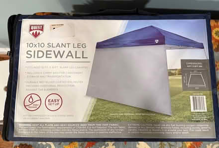 Photo of free 3 detachable canopy sidewalls (West Friendship) #1