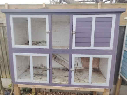 Photo of free 2 floor Rabbit hutch (Pensby CH61) #2