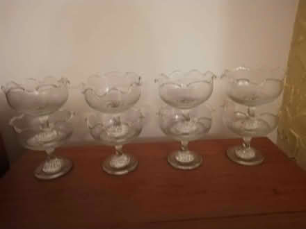 Photo of free Set of 7 glass sundae dishes (Sheffield S12) #1
