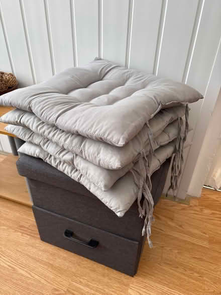 Photo of free Grey chair cushions (Derby DE23) #1