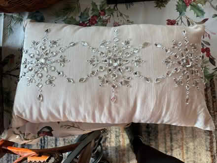 Photo of free Lumbar pillow with raised beads (Drexel Hill) #1