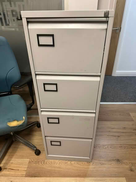 Photo of free 4 office chairs and a filing cabinet (Short Heath B23) #2